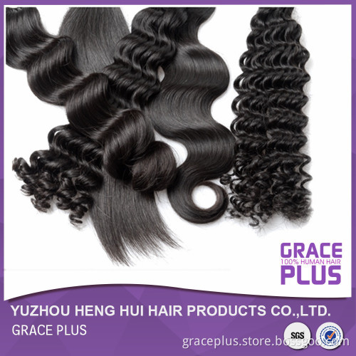 7A Grace Plus Hair High quality unprocessed virgin peruvian human hair factory price peruvian body wave